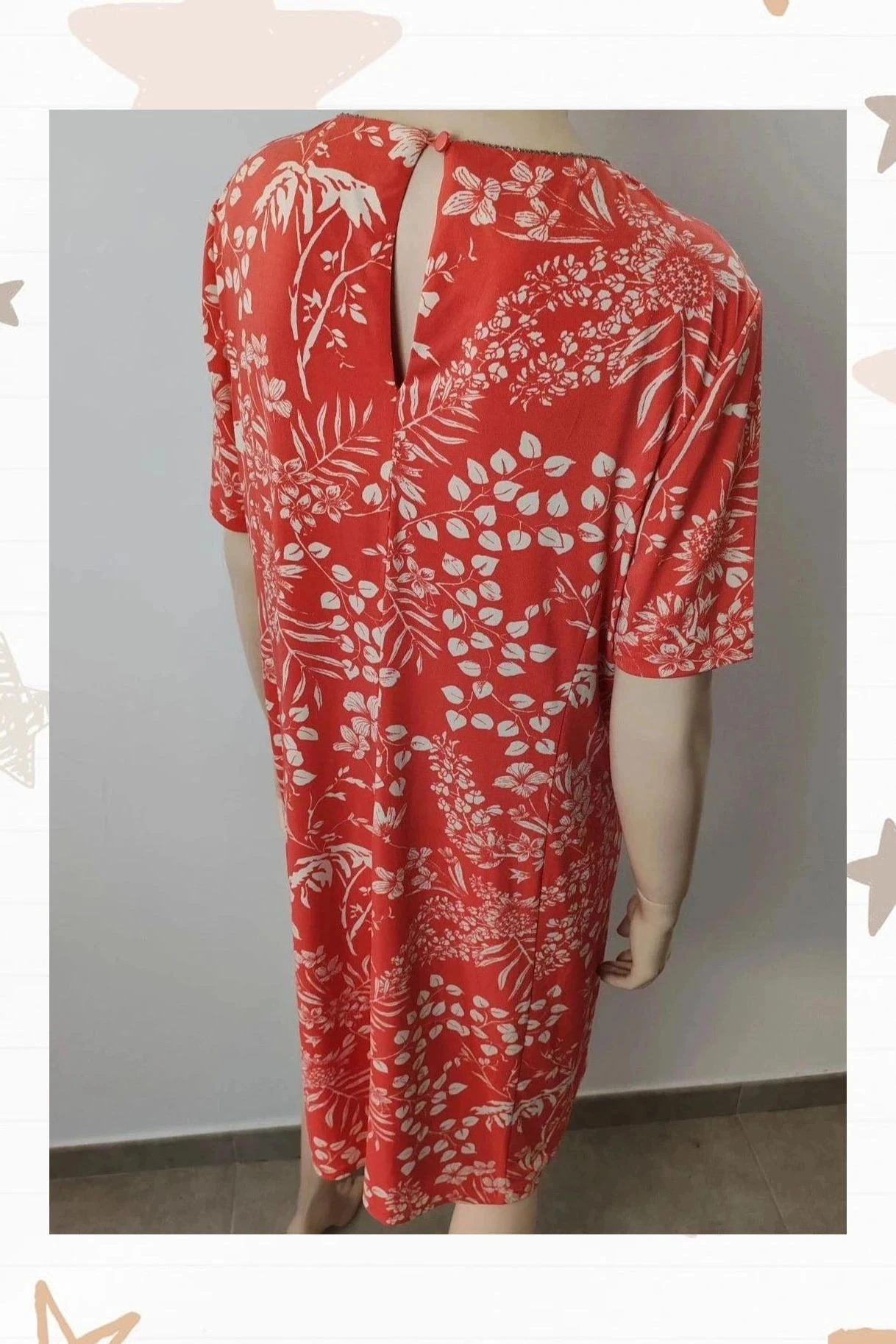 Vestido de flores Cortefiel Tamanho L amplo – photo 3
